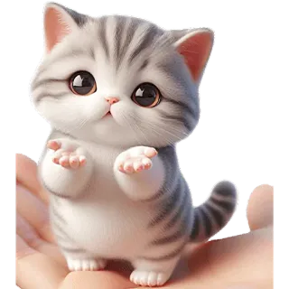 😘 81a35e4b แมว, ลูกแมว, น่ารัก, สัตว์, สัตว์เลี้ยง, บ้าน telegram sticker