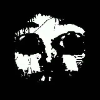 💀 ba81c8e5 horor, menakutkan, seram, wajah, terdistorsi whatsapp sticker