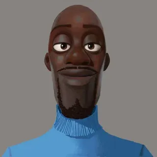 👦 f511f784 Frozone The Incredibles disney, personnage, film, dessin animé, super-héros telegram sticker