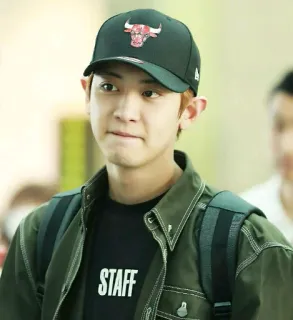 🌙 79410154 STAFF staf, kpop, asia, potret, mode telegram sticker