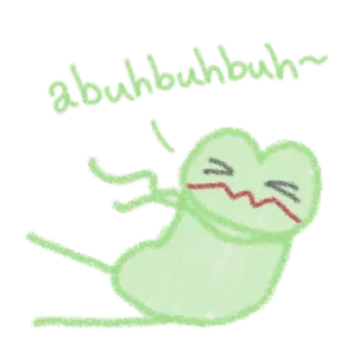 🥱 9358b030 abuhbuhbuh blob, cartoon, funny, cute, expression telegram sticker