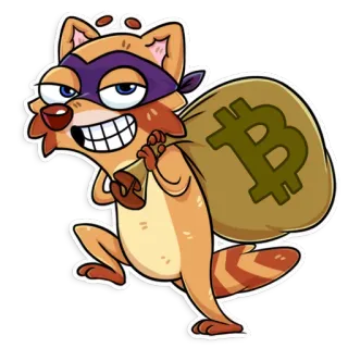 Mr. Raccoon telegram stickers