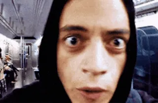 Мистер робот @freetopsticker whatsapp stickers