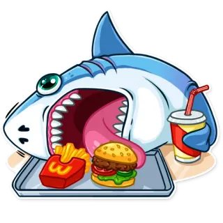 It's a Shark! whatsapp stickers