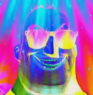 😎 6f03143b Mr. Incredible The Incredibles Mr. Incredible, sunglasses, colorful, meme, cartoon, character telegram sticker