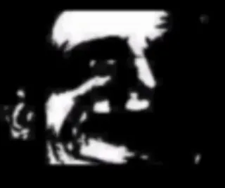 😟 7ab1c59e monochrome, abstract, black and white telegram sticker