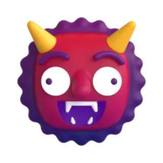 👹 107f4dcd duivel, demon, monster, halloween, cartoon telegram sticker