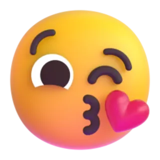 😘 2b6d87f2 Emoji, Zoen, Liefde, Hart, Affectie, Geel telegram sticker