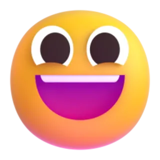 😃 3e8013d4 Emoji, Smiley, Gezicht, Blij telegram sticker