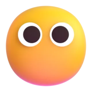 😶 5746b082 Emoji, Ogen, Geel, Gezicht, Uitdrukking telegram sticker
