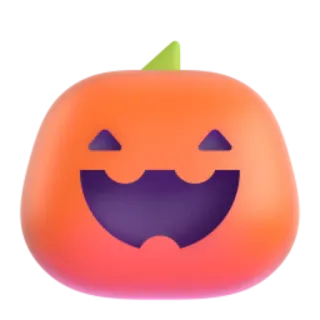 🎃 8b27b33c pompoen, halloween, herfst, Jack o'lantern, oranje, feestdag telegram sticker
