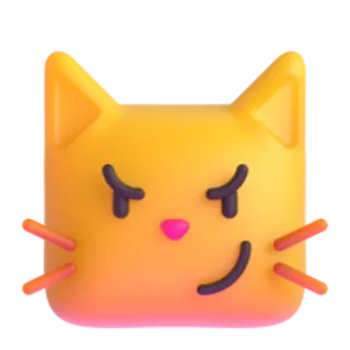 😼 cac09bdd kat, emoji, cartoon, sticker, dier, schattig telegram sticker