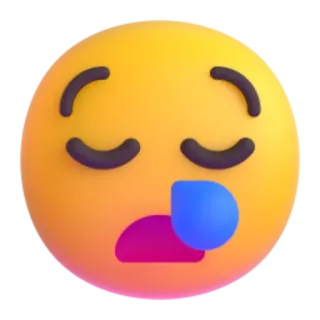 😪 cf91a3f8 Emoji, Slapen, Moe, Uitgeput, Gezicht telegram sticker