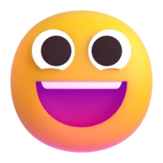 😀 d19bb658 Emoji, Glimlach, Gelukkig, Gezicht, Geel telegram sticker
