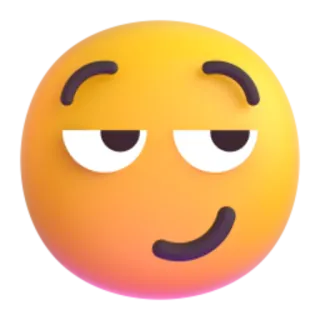 😏 eaa61838 zelfgenoegzaam, emoji, houding, gezichtsuitdrukking telegram sticker