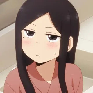 🙁 5344a4a8 Anime, Dessin animé, Personnage, Fille, Portrait, Expression faciale telegram sticker