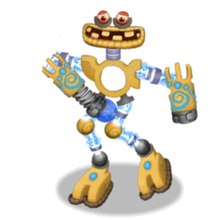 🥲 7f15f6a0 potwór, robot, kreskówka, postać, maszyna, stworzenie telegram sticker