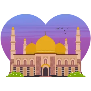 ✋ c381f1de mesquita, islão, religião, arquitetura, edifício, muçulmano, adoração telegram sticker