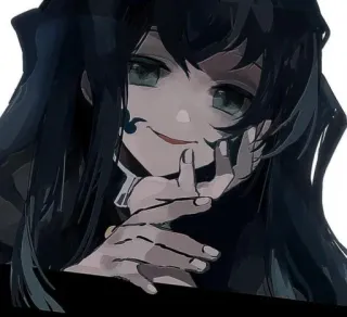 ❄ 2591d871 anime, manga, art, drawing, illustration, character telegram sticker