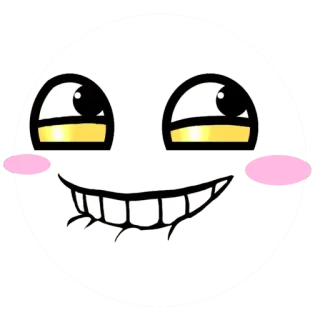 😬 2fef9ff2 faccia, sorriso, emoji, espressione, meme, felice telegram sticker
