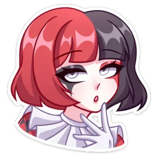 🥺 296bfa5c Harley Quinn harley quinn, penjahat, joker, dc comics, karakter komik telegram sticker