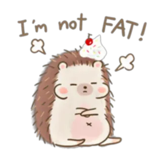 Muffin The Hedgehog (FULL) [ENG] @WSZB_Stickers telegram stickers