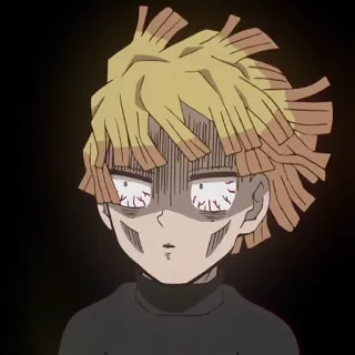 🔥 59ce0484 Zenitsu Agatsuma Demon Slayer Anime, Thanh gươm diệt quỷ, Zenitsu, Biểu cảm, sợ hãi, hài hước telegram sticker