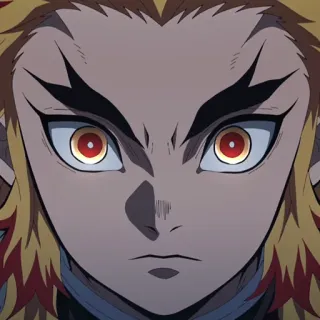 🔥 af14b42c Kyojuro Rengoku Demon Slayer Anime, Manga, Thanh gươm diệt quỷ, Kyojuro Rengoku, Nhân vật telegram sticker