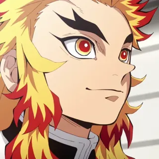 🔥 c690b1ef Kyojuro Rengoku Demon Slayer Anime, Manga, Thanh Gươm Diệt Quỷ, Rengoku, Kyojuro Rengoku, Lửa, Ngọn lửa telegram sticker