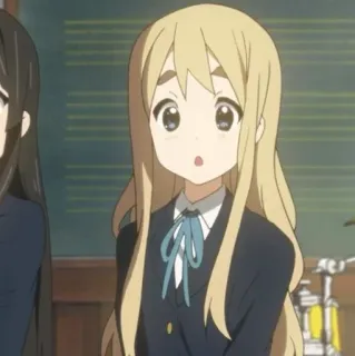 🧠 48d1e114 アニメ, かわいい, 女の子, 制服, 金髪, 漫画 telegram sticker