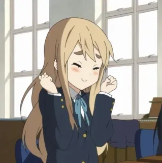 🥣 cbaed31c アニメ, 女の子, 幸せ, 制服 telegram sticker