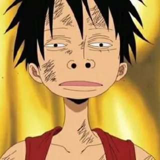 👒 749a5def Monkey D. Luffy One Piece Anime, Luffy, One Piece, Engraçado, Mangá telegram sticker