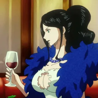 📚 ee3a124c Nico Robin One Piece Anime, One Piece, Nico Robin, Mulher, Personagem, Vinho telegram sticker