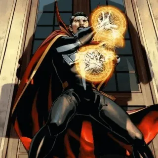 ✡️ 85870e8a Doctor Strange Doctor Strange, Marvel, stregone, magia, supereroe, fumetti telegram sticker