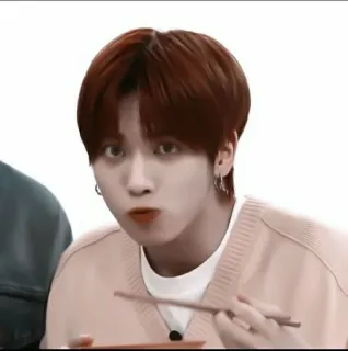 👒 de7e282c eating, chopsticks, person, food, korean telegram sticker