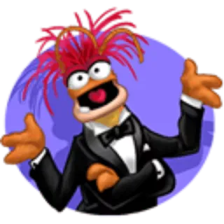 😆 665dde75 Beaker The Muppets muppets, beaker, puppet, character telegram sticker