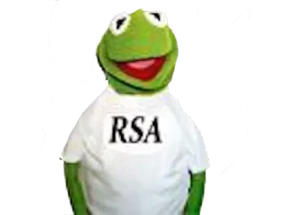 💩 2ac65047 RSA カーミット, カエル, RSA, ステッカー telegram sticker