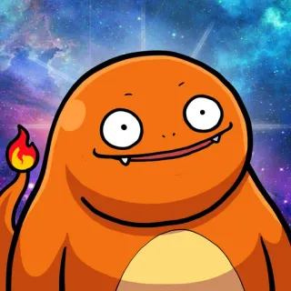 😹 ff2afa53 Charmander Pokemon Charmander, Pokémon, dibujos animados, fuego, naranja, monstruo telegram sticker