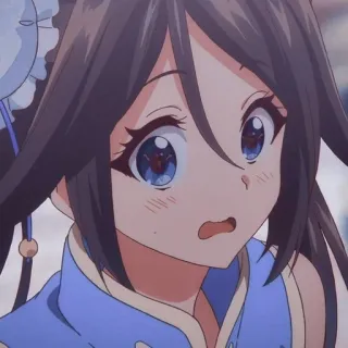 😳 2227a32a อนิเมะ, ผู้หญิง, น่ารัก, การ์ตูน, สีน้ำเงิน, ตัวละคร telegram sticker