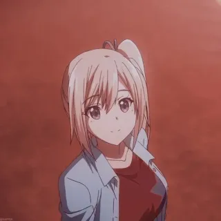 😊 3bf37601 อนิเมะ, ผู้หญิง, ผมบลอนด์, การ์ตูน, ตัวละคร, ยิ้ม, น่ารัก telegram sticker