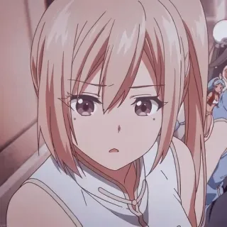 🤨 5fcd2156 อนิเมะ, การ์ตูน, ผู้หญิง, ผู้หญิง, ตัวละคร telegram sticker