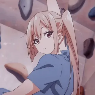 😶 851012e1 อนิเมะ, ผู้หญิง, ปีนเขา, กีฬา, ตัวละคร, งานศิลปะ telegram sticker