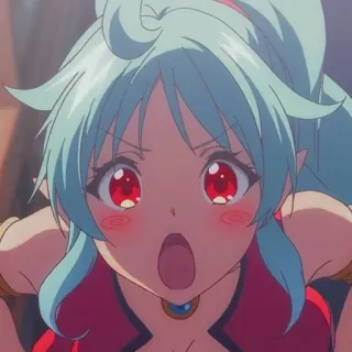 😮 a197bb33 อนิเมะ, เอลฟ์, ตื่นเต้น, ตัวละคร, แฟนตาซี telegram sticker