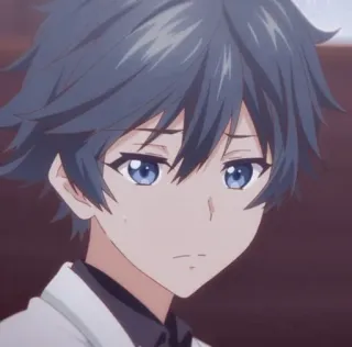 😔 adffaff1 อนิเมะ, เด็กผู้ชาย, มังงะ, ตาสีฟ้า, ผมสีเทา telegram sticker