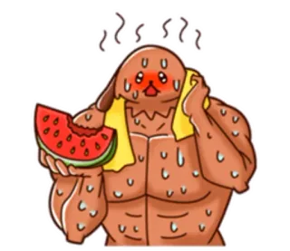 Мускулистик telegram stickers