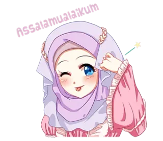 Hijab Princess (@TgSticker) whatsapp stickers