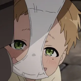 😏 ed56f6cf 애니메이션, 속옷, 귀여운, 아이 telegram sticker