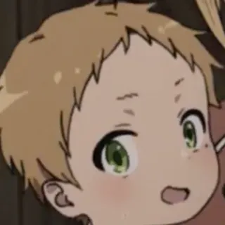 😅 f0aca201 애니메이션, 어린이, 귀여운, 소년, 캐릭터, 얼굴 telegram sticker