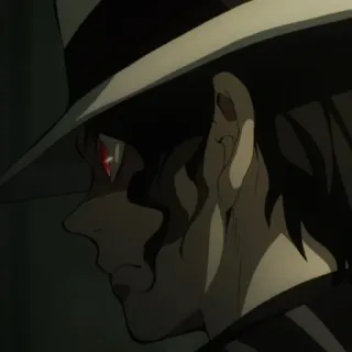 🔩 f21bab24 Muzan Kibutsuji Demon Slayer 动漫, 恶魔, 反派, 无惨, 鬼舞辻, 鬼灭之刃, 红眼 telegram sticker