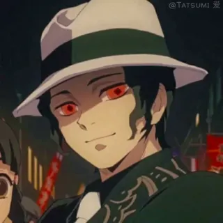 🐈‍⬛ 1fc2012b @TATSUMI 爱 Anime, Manga, Nhân vật, Mũ, Chân dung whatsapp sticker